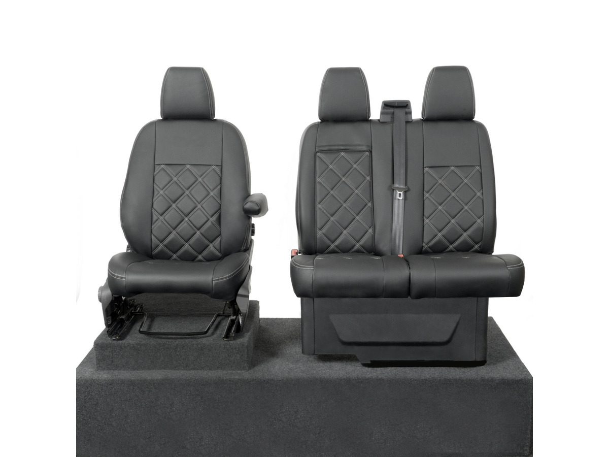 Tailored Leatherette Seat Covers for Ford Transit 2000-ON (Including E-Transit)