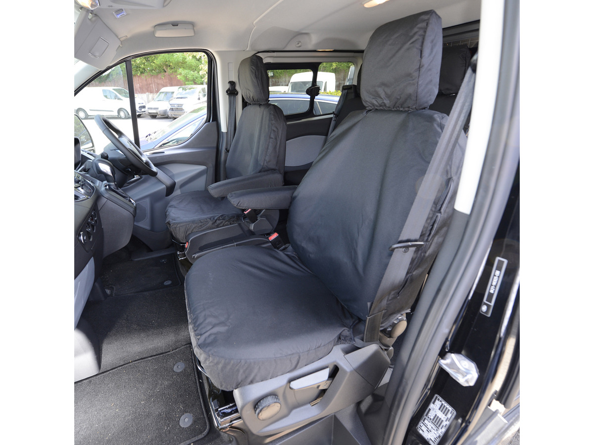 Tailored PU Seat Covers Black for Ford Transit Van (2019-ON) MK9