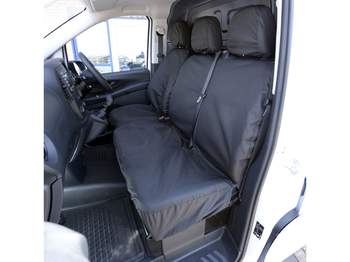 Tailored PU Seat Covers for Mercedes Vito Van 2014-ON