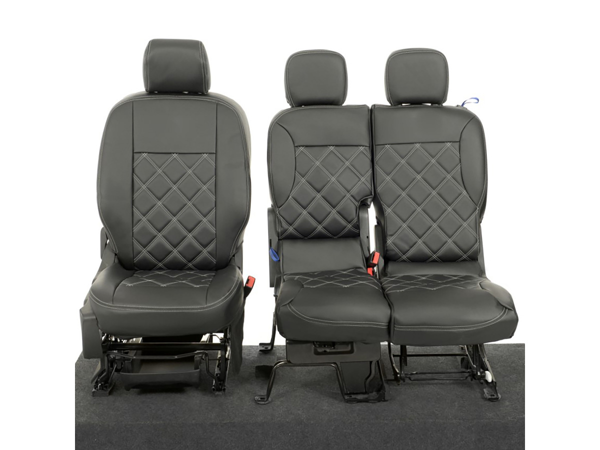 Tailored Leatherette Front Seat Covers for Toyota Proace City (2018-ON)