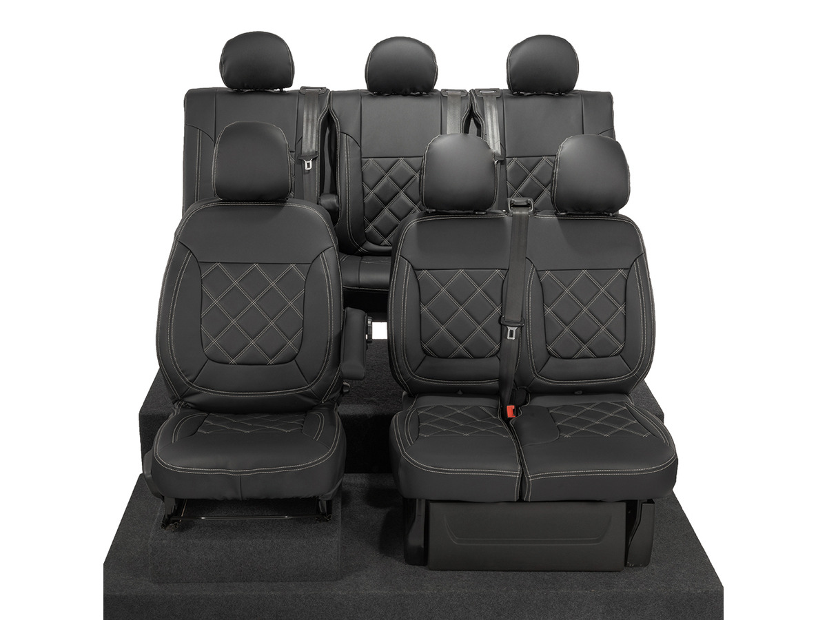 Tailored Leatherette Seat Covers for Vauxhall Vivaro (2014-ON)
