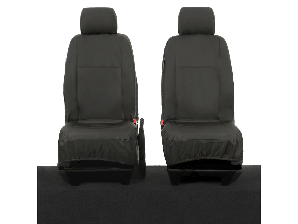 Tailored PU Seat Covers Black for Volkswagen (VW) Transporter T6/T6.1 Shuttle (2015-ON)